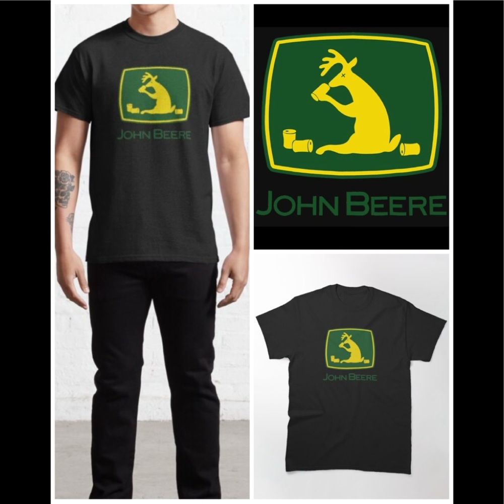๐๐บ๐กJOHN โBEERโ COTTON T-SHIRT๐ก๐บ๐ - Picture 1 of 13